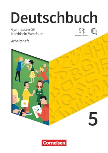 Deutschbuch Gymnasium - Nordrhein-Westfalen - Neue Ausgabe - 5. Schuljahr: Arbeitsheft mit Lösungen von Cornelsen Verlag GmbH